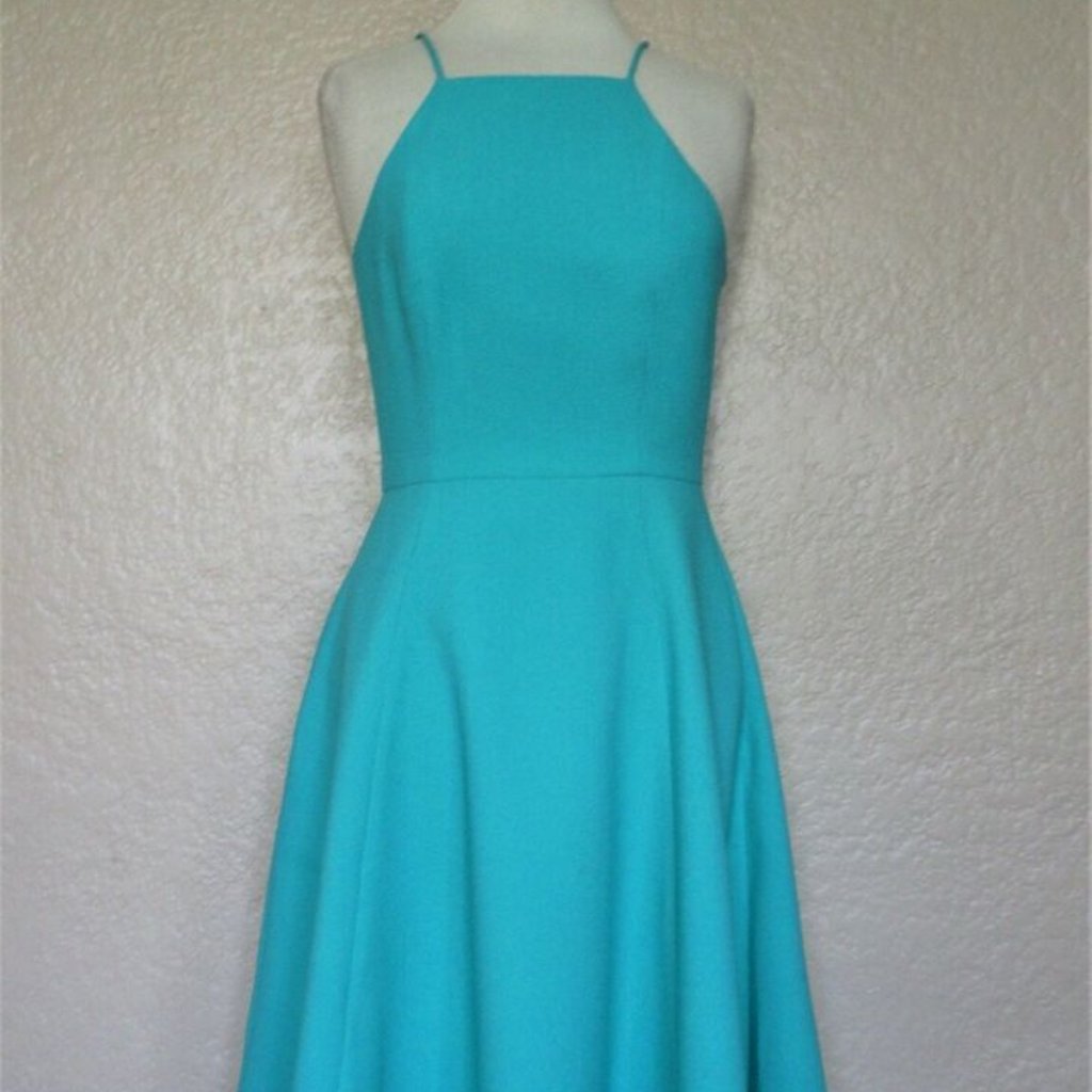 Nwt Black Halo Midi Flare Dress